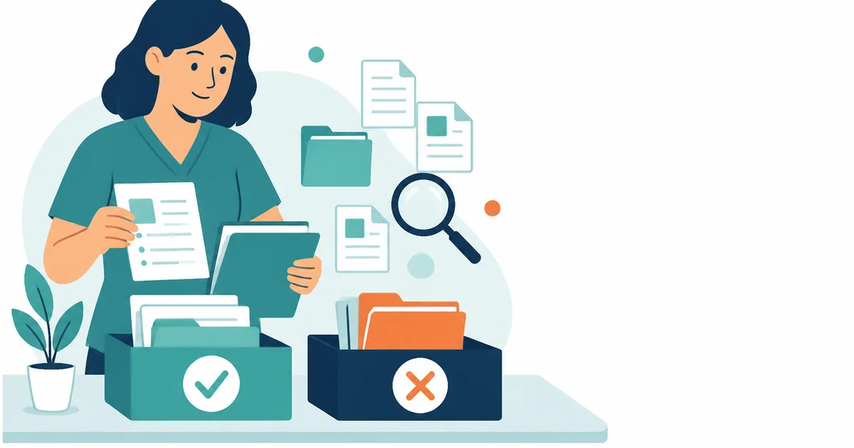 OET Writing Content Selection: Sorting Relevant vs Irrelevant Case Notes