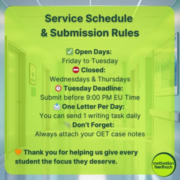 Service Schedule